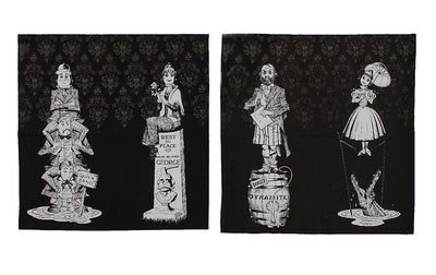 Disney Parks Haunted Mansion Set of 2 Cotton Napkins New with Tags