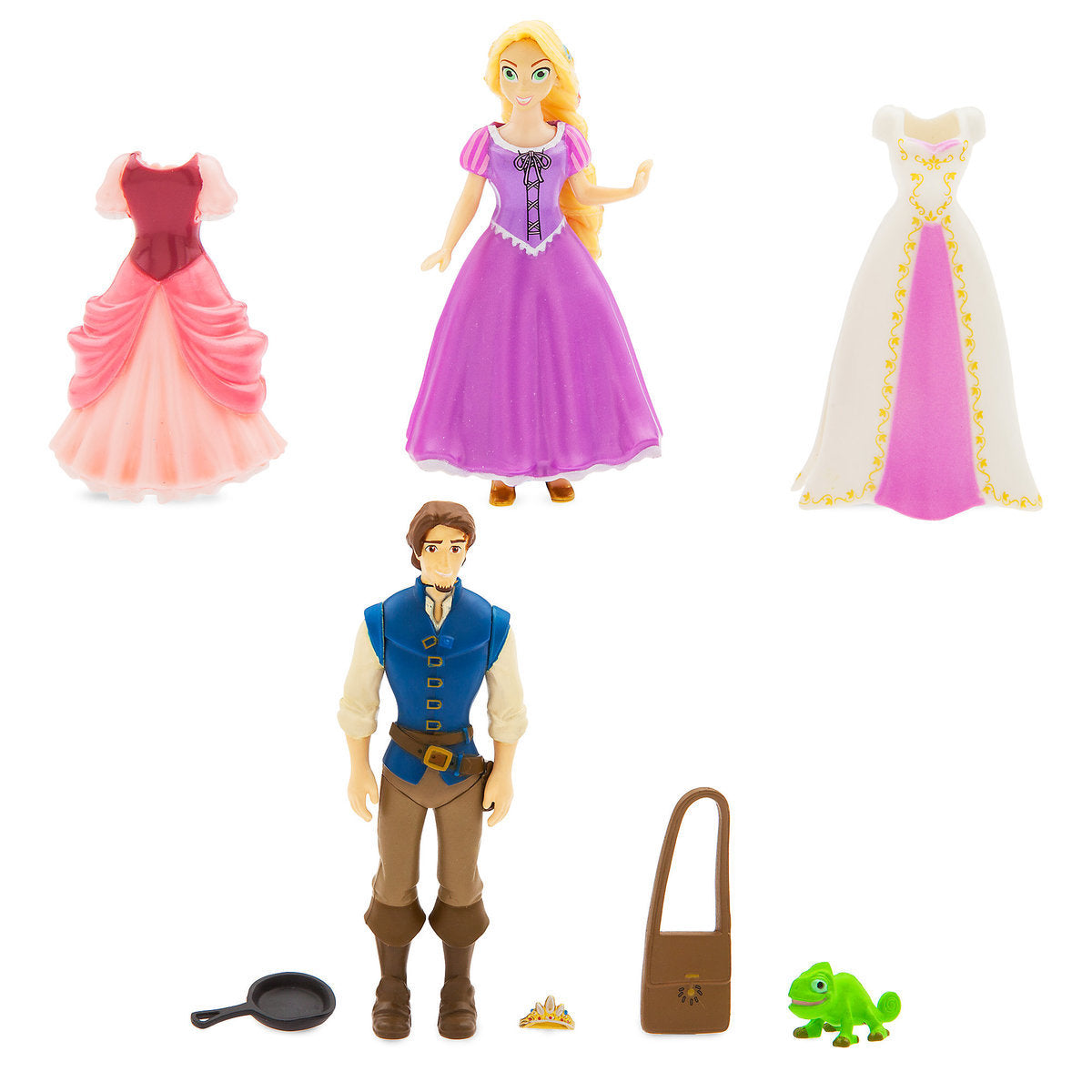 Disney Parks Rapunzel Dress Up Figure Set New with Box