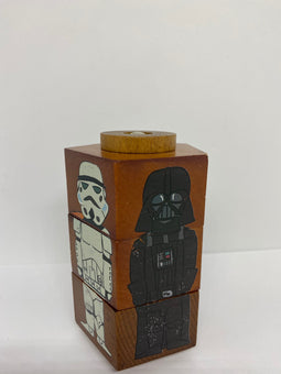 Disney Parks Star Wars Galaxy's Edge Wooden Game Darth Vader Maul Stormtrooper