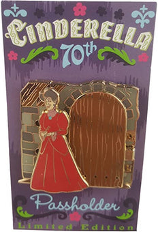 Disney Parks 70th Cinderella Lady Tremaine Passholder Pin Limited New with Card