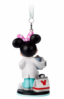 Disney Minnie Mouse as Doctor Figural Christmas Ornament Sketchbook New with Tag