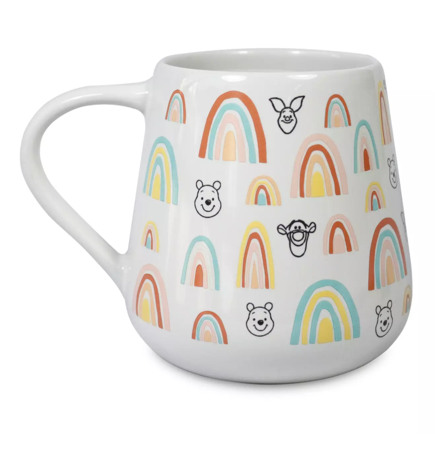 Disney Winnie the Pooh and Pals Rainbow 21oz Coffee Mug New