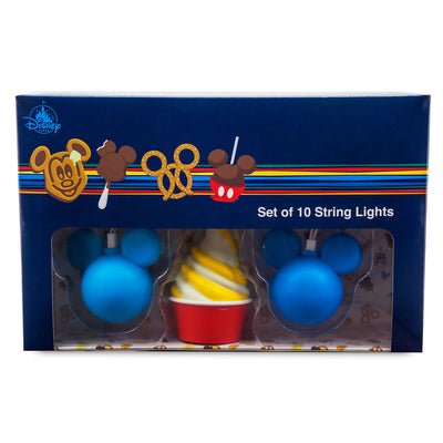 Disney Parks Food Icon String Lights Set New with Box