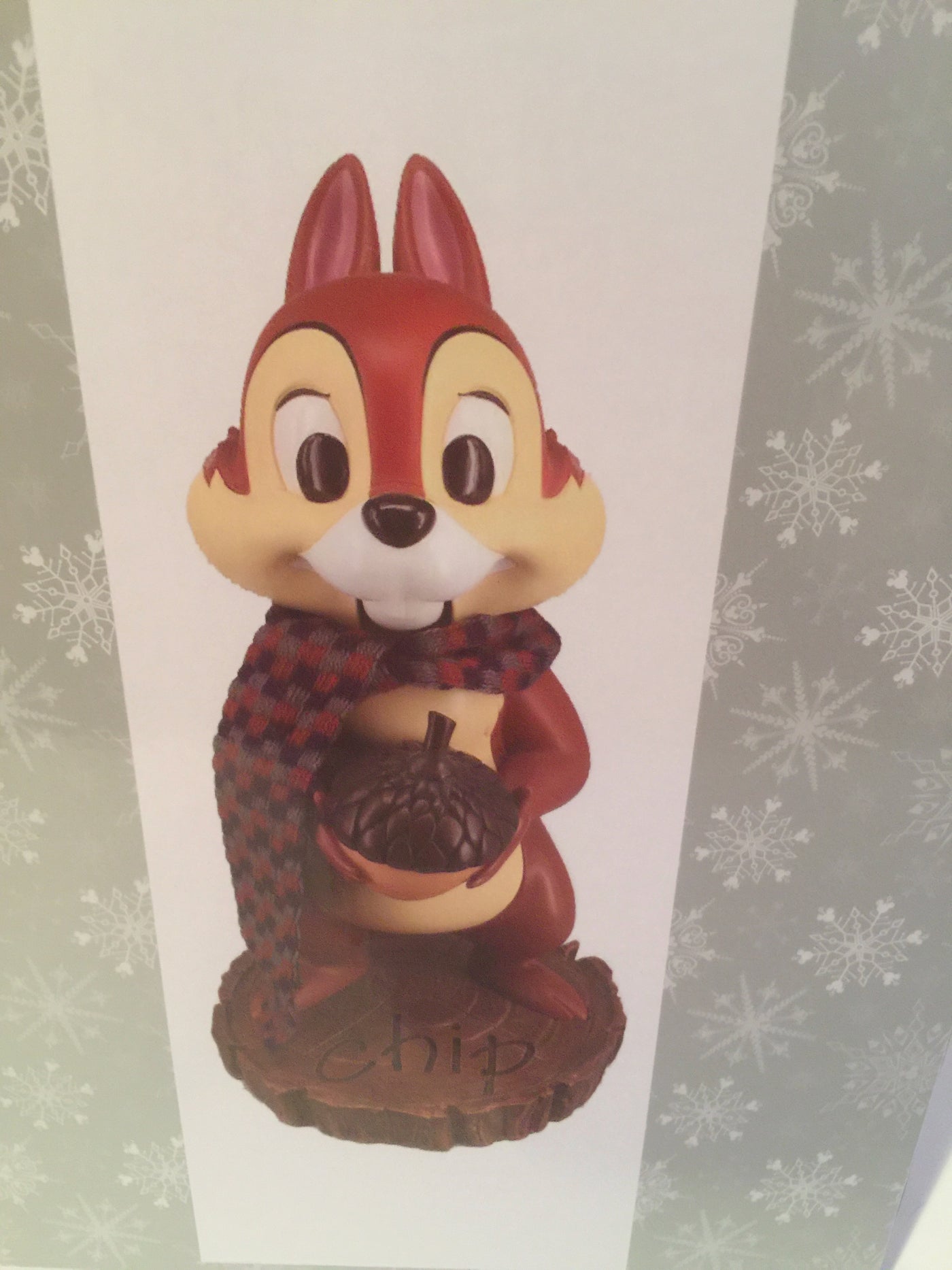 Disney Parks Chip with Acorns Christmas Nutcracker New with Box