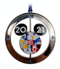 Disney Parks WDW 2021 Mickey and Friends Metal Spinner Ornament New with Tag
