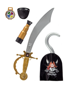 Disney Parks Pirates of the Caribbean Mickey Captain Role Play Set New with Box