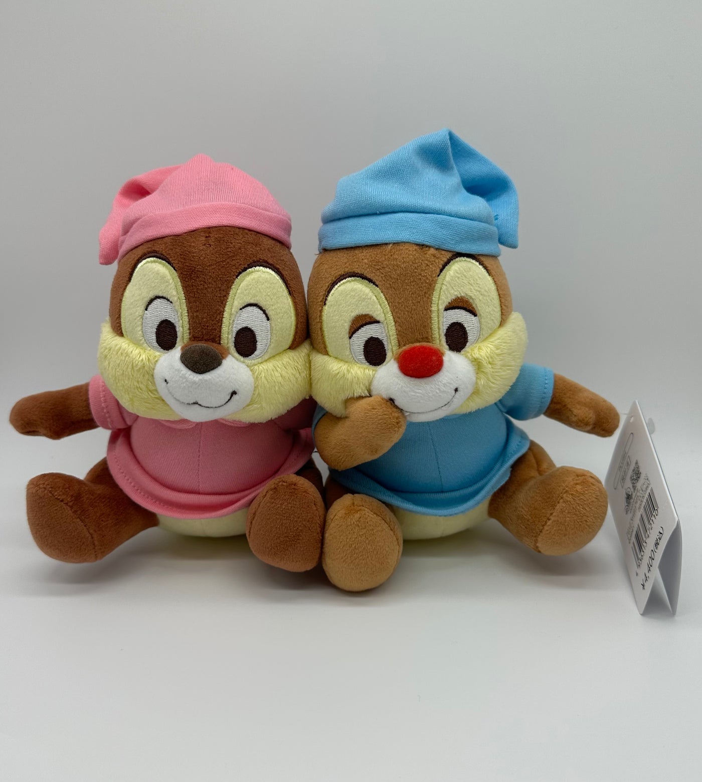 Disney Store Japan Authentic Chip 'n Dale Pajama Set Plush New with Tag