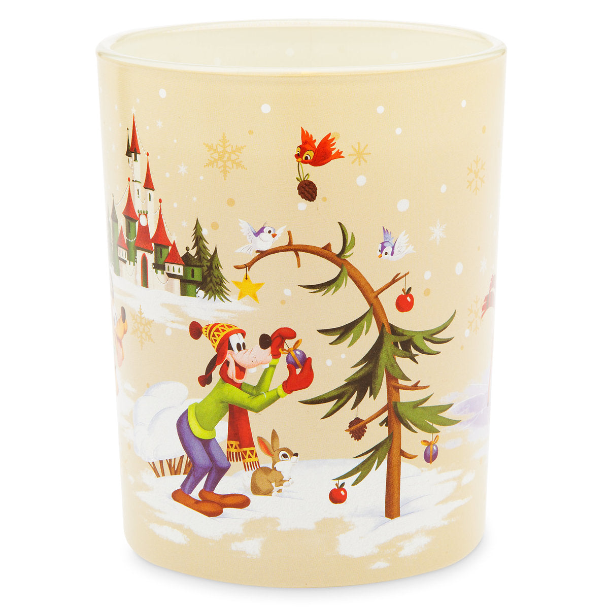 Disney Parks Christmas Mickey & Friends Holiday Light-Up Candle New