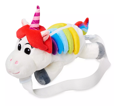 Disney Parks Inside Out Rainbow Unicorn Plush Backpack New with Tag
