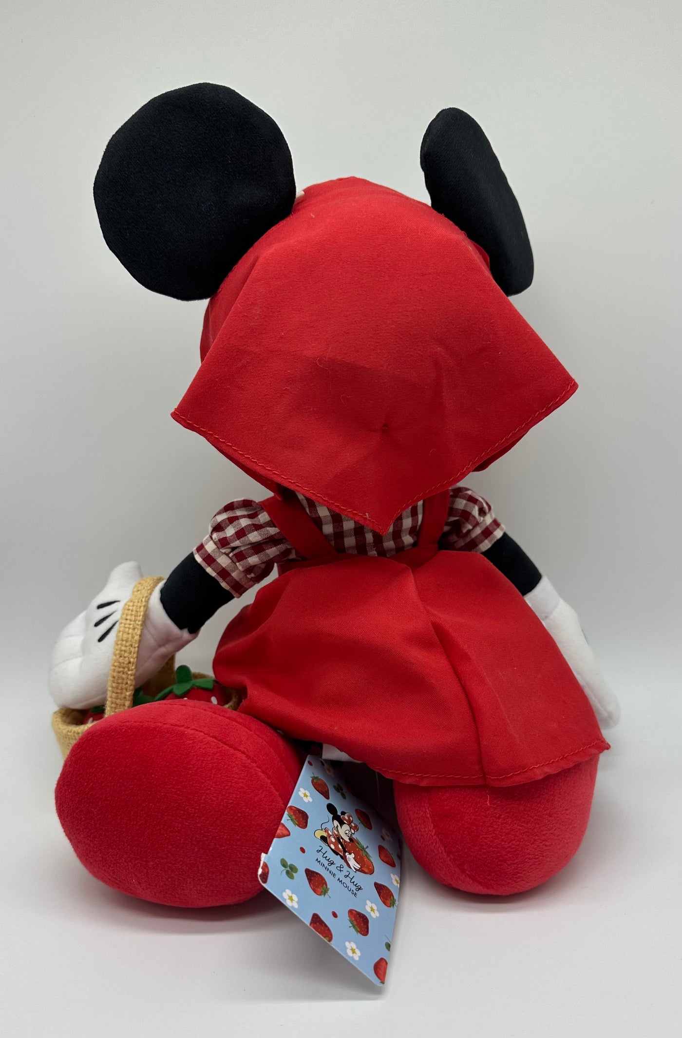 Disney Store Japan Hug and Hug Strawberry Minnie Plush New with Tag