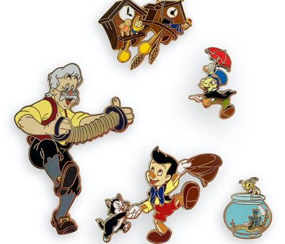 Disney Pinocchio 80th Anniversary Jumbo Pin Limited Edition New with Box