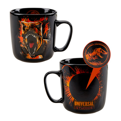 Universal Studios Jurassic World Heat Reactive Ceramic Coffee Mug New