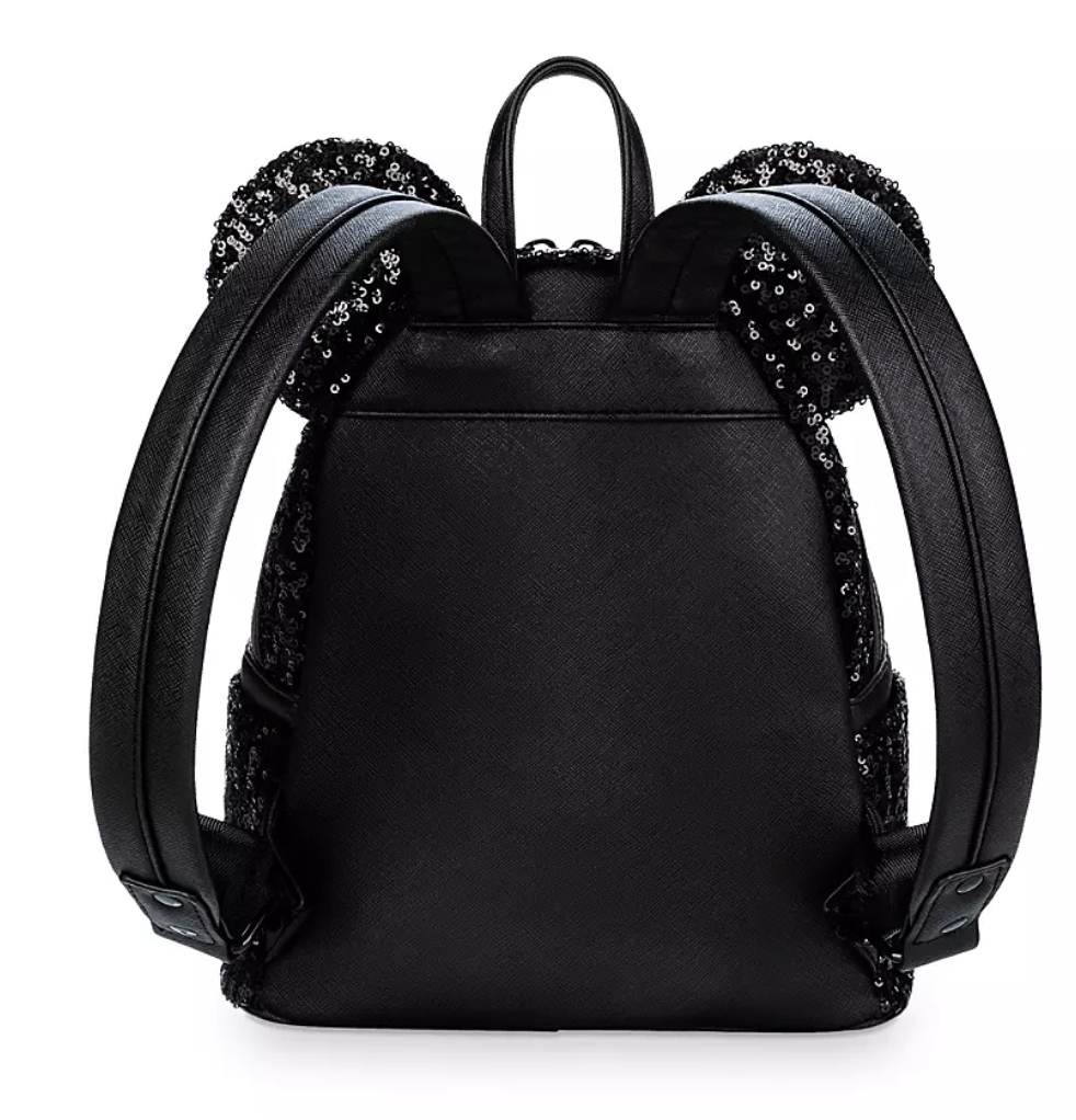 black sequin mini backpack Disney Parks Halloween Minnie Mouse Sequin Mini Backpack Candy Corn Ne – I  Love Characters