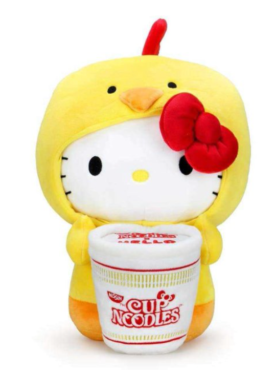 Hello Kitty Chicken Cup Noodles Plush Toy New With Tag