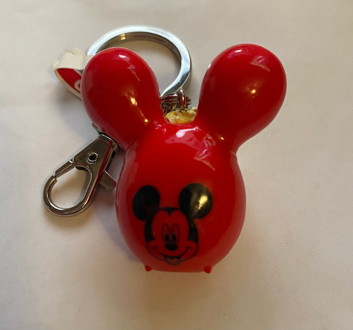 Disney Parks Mickey Ears Popcorn Bucket Balloon Keychain New with Tag