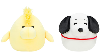 Squishmallows Original Peanuts Snoopy & Woodstock 8" Plush Set of 2 New with Tag