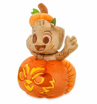 Disney Halloween Guardians of the Galaxy Groot Jack-o'-Lantern Plush New w Tag