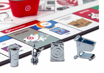 Target Edition Monopoly Game Bullseye Dog Limited Edition New with Box