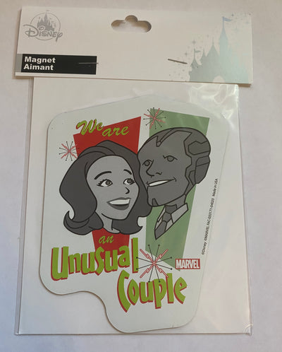 Disney Parks Marvel WandaVision We Are an Unusual Couple Magnet New Sealed