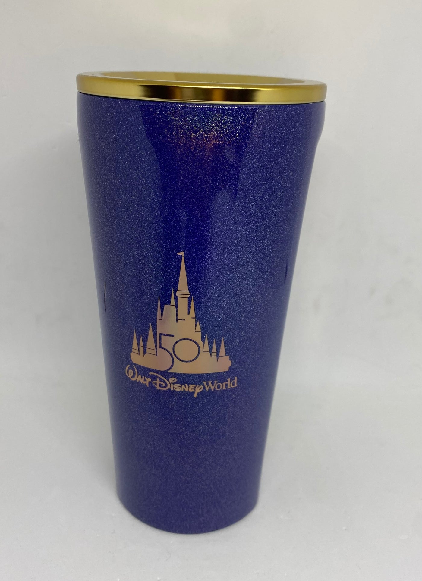 Disney Walt Disney World 50th Anniversary Corkcicle Stainless Steel Tumbler New