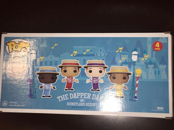 Disney D23 Expo 2019 Funko Pop Disneyland Dapper Dans Figure 4-Pack New w Box