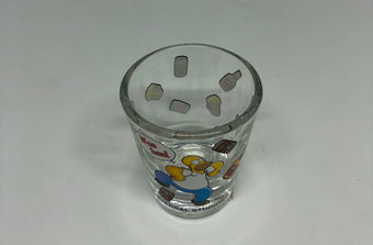 Universal Studios The Simpsons Homer Whoo Hoo Shot Glass New