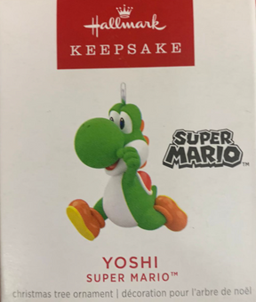 Hallmark 2022 Mini Nintendo Super Mario Yoshi Christmas Ornament New With Box