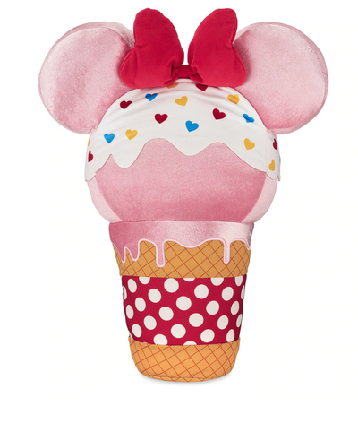Disney Parks Minnie Mouse Ice Cream Cone Scented Plush New with Tags
