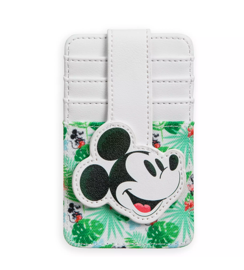 Disney Parks Mickey Tropical Credit Card Wallet New with Tags