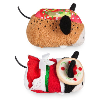Disney Store Mickey and Minnie Mouse Tsum Tsum Plush Chicago Set Mini 3 1/2''