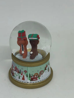 Disney Store Chip and Dale Holiday Mini Snow Globe Mystery 2019 New with Box