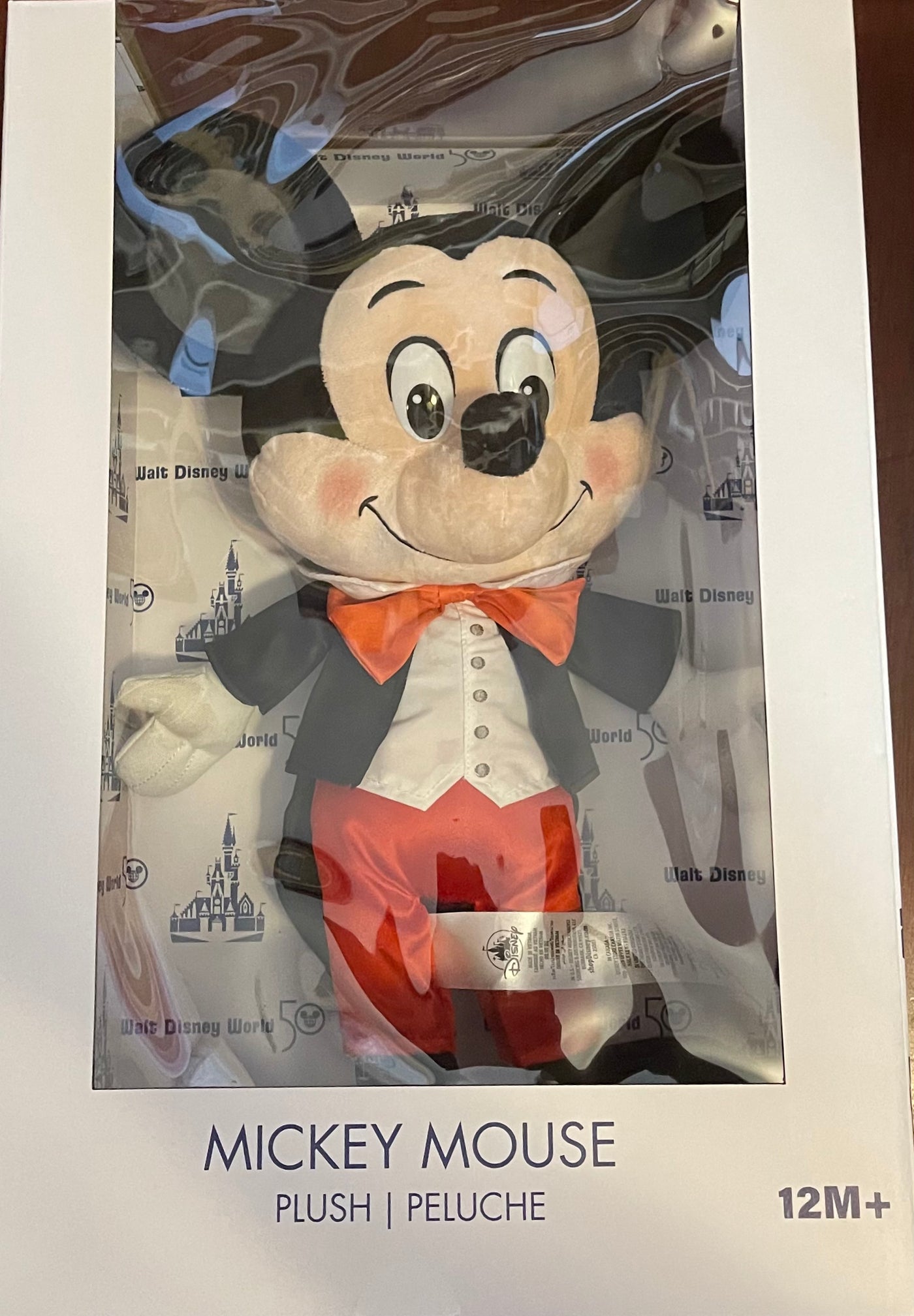 Disney Walt Disney World 50th Anniversary Vault Mickey Plush New with Box