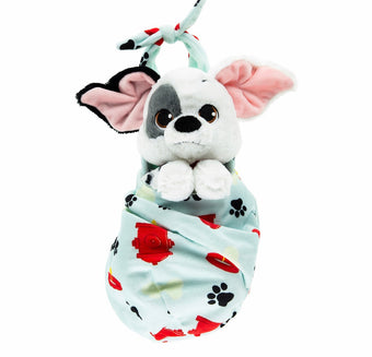 Disney Parks Baby Patch in a Blanket Pouch Plush New with Tags