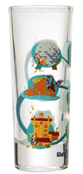 Disney Parks Mickey Mouse and Friends Mini Glass Walt Disney World Shot Glass