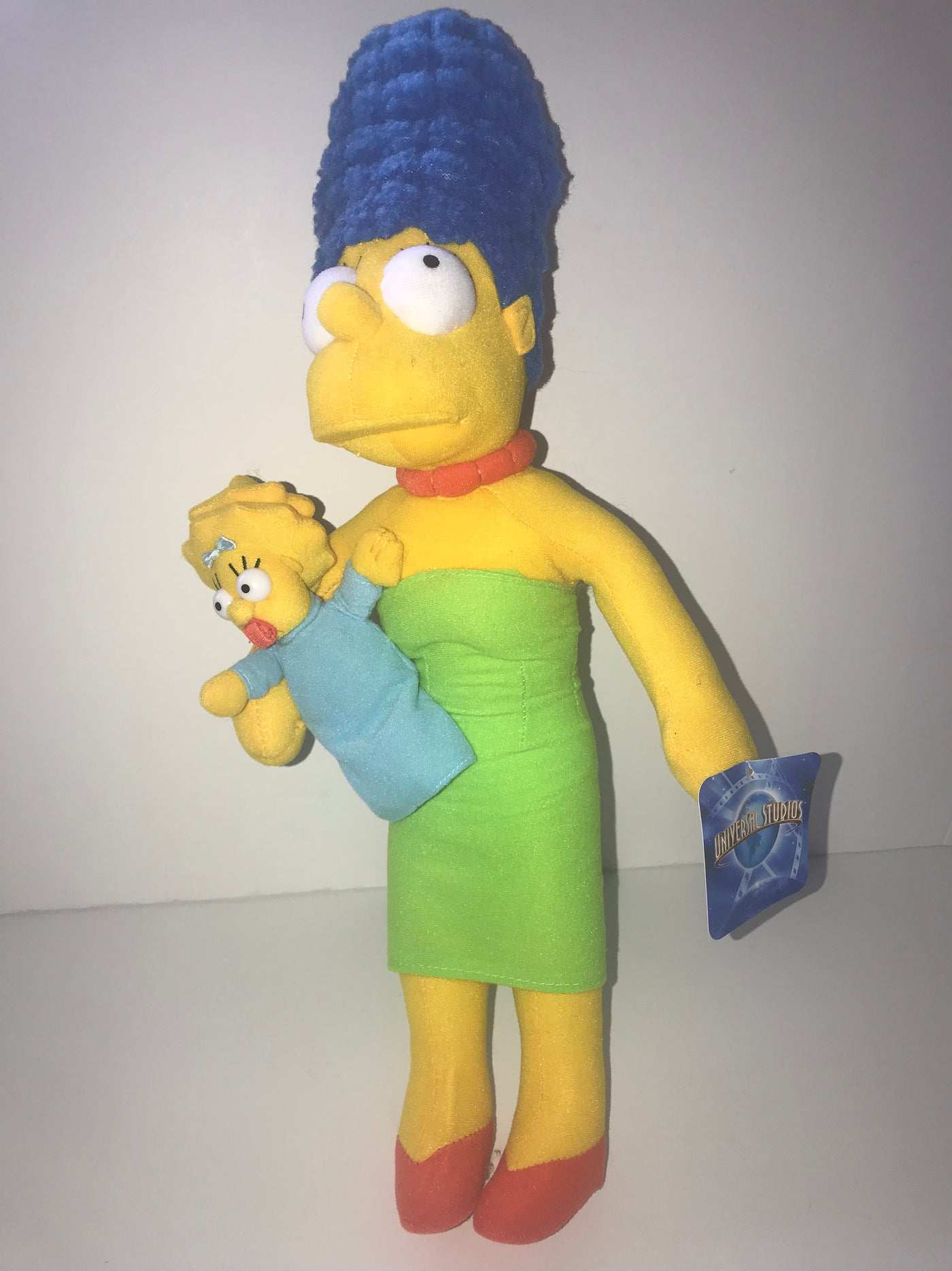 Universal Studios The Simpsons Marge With Baby Maggie Doll Plush 19" New