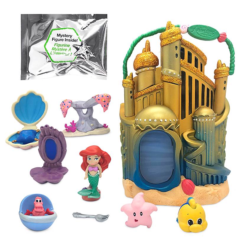 Disney Animators' Collection Littles Ariel Palace Play Set Little Mermaid New