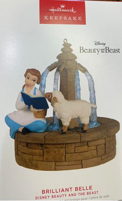 Hallmark 2022 Disney Beauty Beast Brilliant Belle Christmas Ornament New W Box