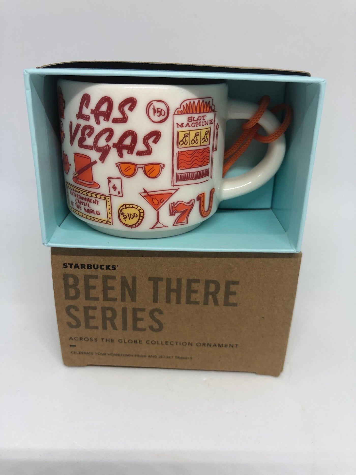 Starbucks Coffee Been There Las Vegas Ceramic Ornament Espresso Mug New Box