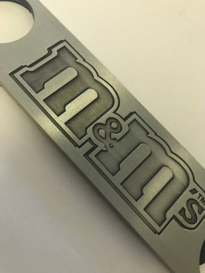 M&M's World Metal Bottle Opener Magnet New