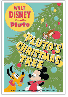 Disney Parks Pluto 90th Pin Christmas Tree Show Limited Edition New with Card