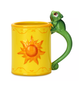 Disney Parks Tangled Rapunzel Pascal Handle Mug New