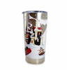 Disney Walt's Holiday Lodge Mickey Minnie Friends Stainless Steel Tumbler New