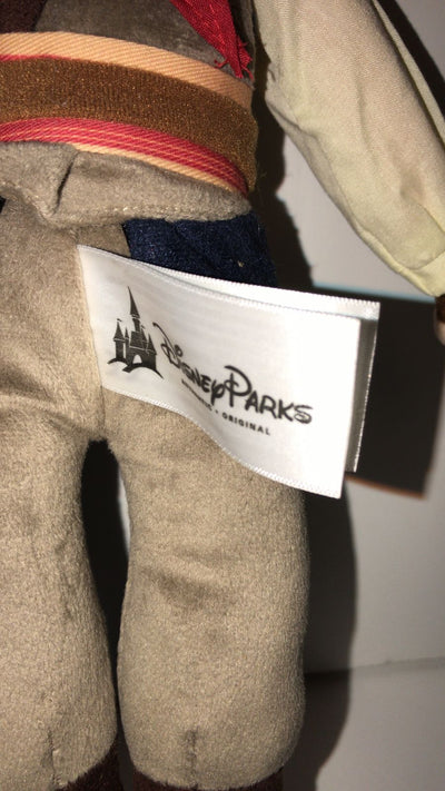 Disney Parks Pirates of the Caribbean Jack Sparrow 15in Plush New with Tags