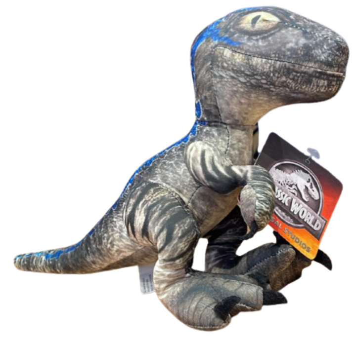 Universal Studios Jurassic World Blue Raptor Cutie Plush Toy New With I Love Characters
