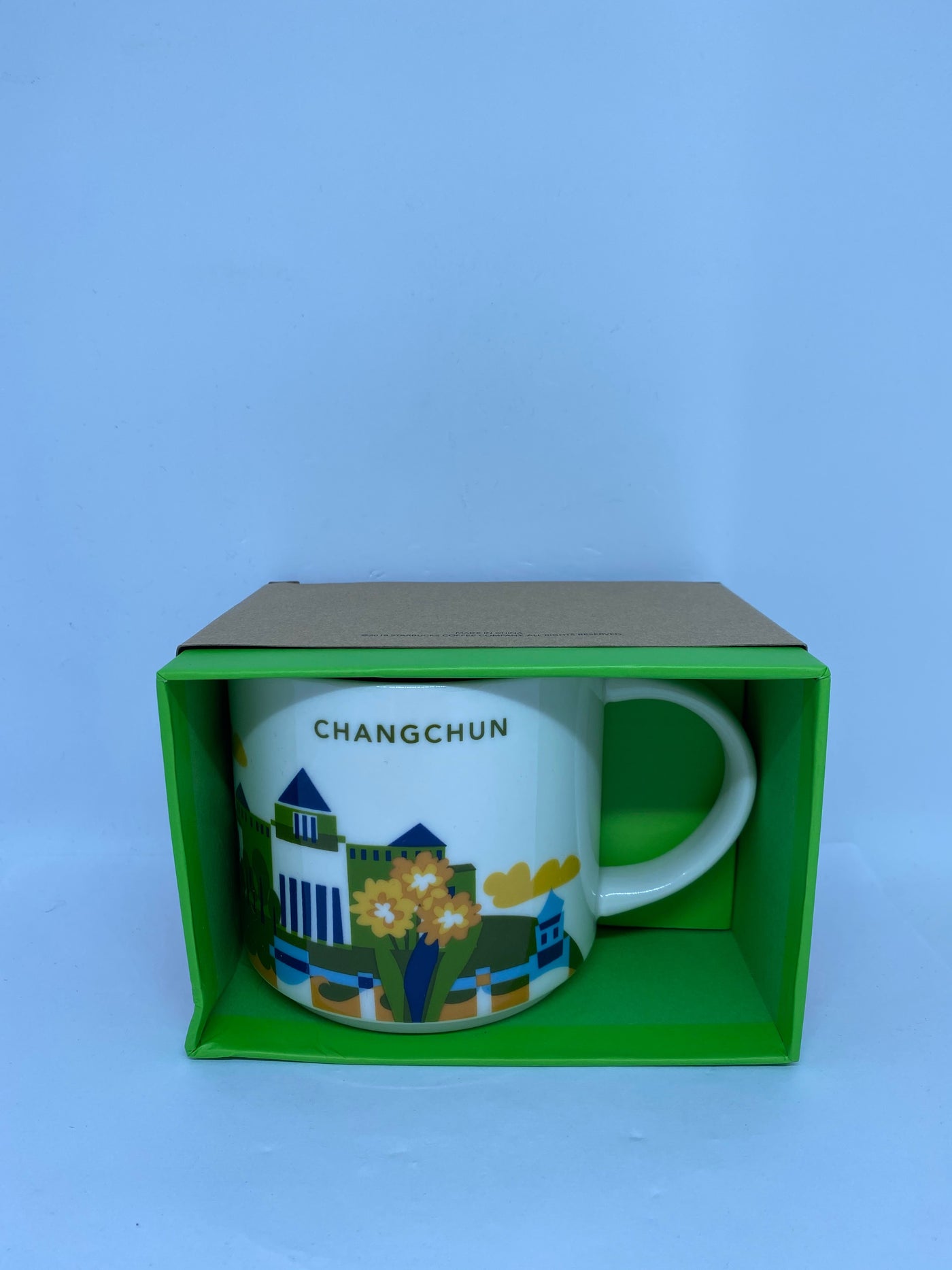 Starbucks You Are Here Collection Changchun China Ceramic Coffee Mug New w Box