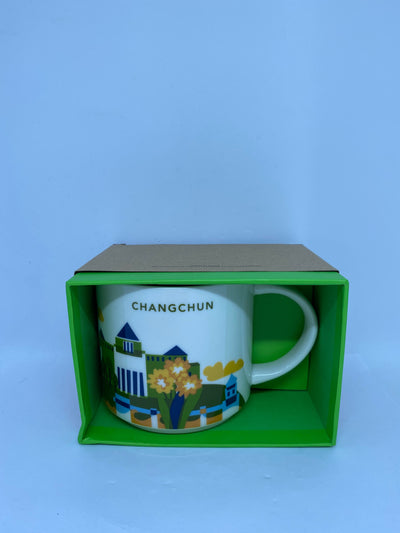 Starbucks You Are Here Collection Changchun China Ceramic Coffee Mug New w Box