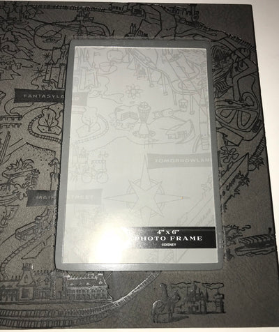 Disney Parks 4"x6" Picture Photo Frame Twenty Eight & Main Leather Magic Kingdom