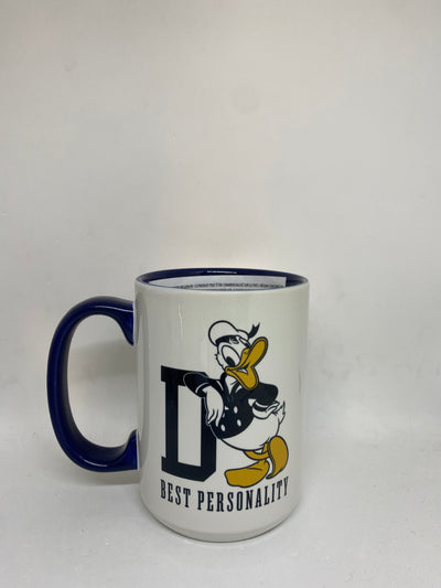 Disney Parks D Donald Best Personality Coffee Mug New