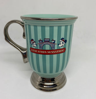 Disney Parks Mickey Minnie Boardwalk Resort A Vacation Sensation Coffee Mug New
