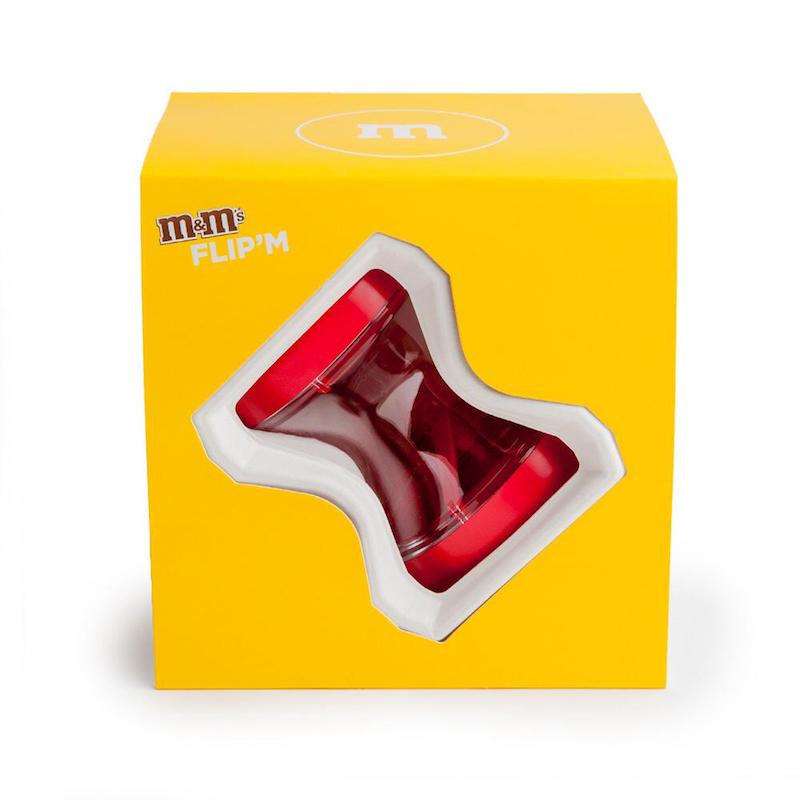M&M's World Candy Red Flip Dispenser New with Box
